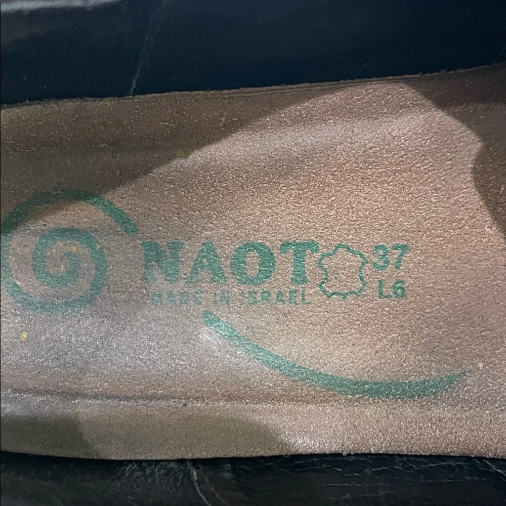 Naot Miro Flat Leather Comfort Shoes Women's Size EU 37 (US 6)